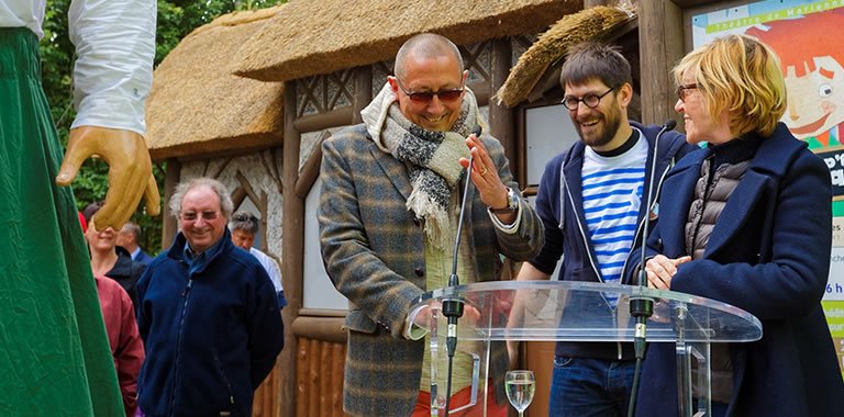 Michel Marin, Arnaud Delbarre - Géant Jacques de Lille